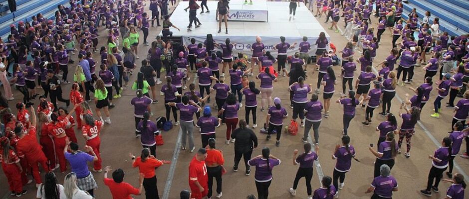 macroactivación masiva de zumba en León