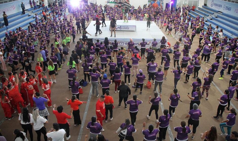 macroactivación masiva de zumba en León