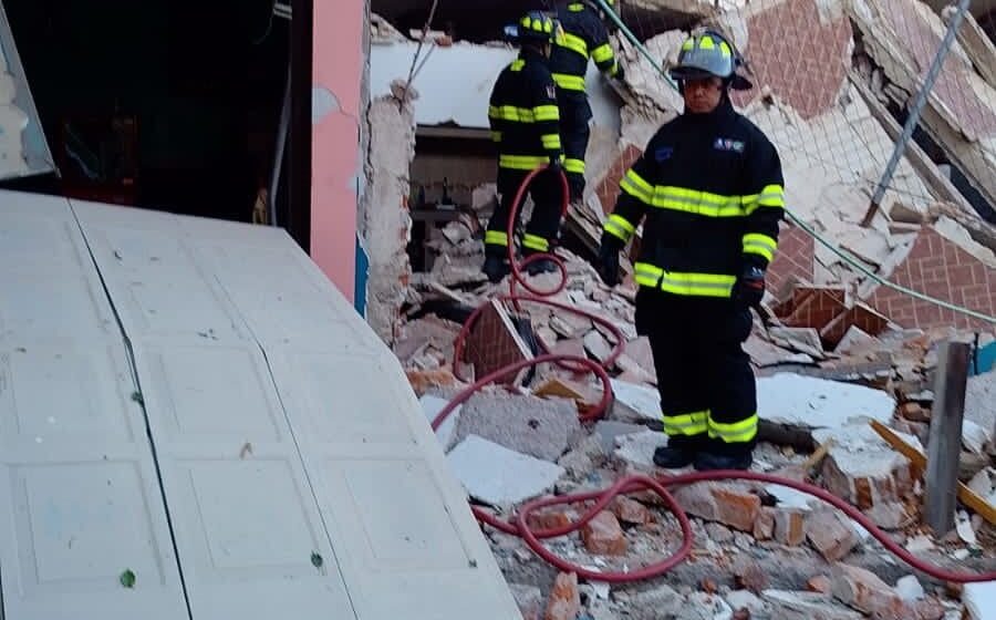 deflagración en Lomas de Vista Hermosa